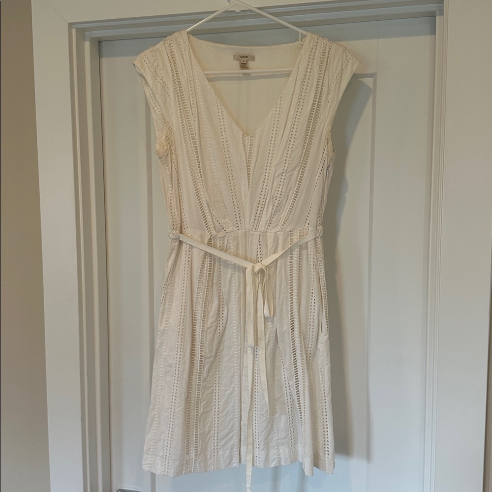 J.Crew White Eyelet Dress